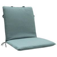 SESSELAUFLAGE Uni  - Silberfarben/Hellgrau, Basics, Textil (49/4/97cm)