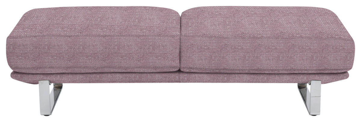HOCKER Webstoff Flieder  - Flieder, Design, Textil/Metall (160/44/60cm) - Dieter Knoll