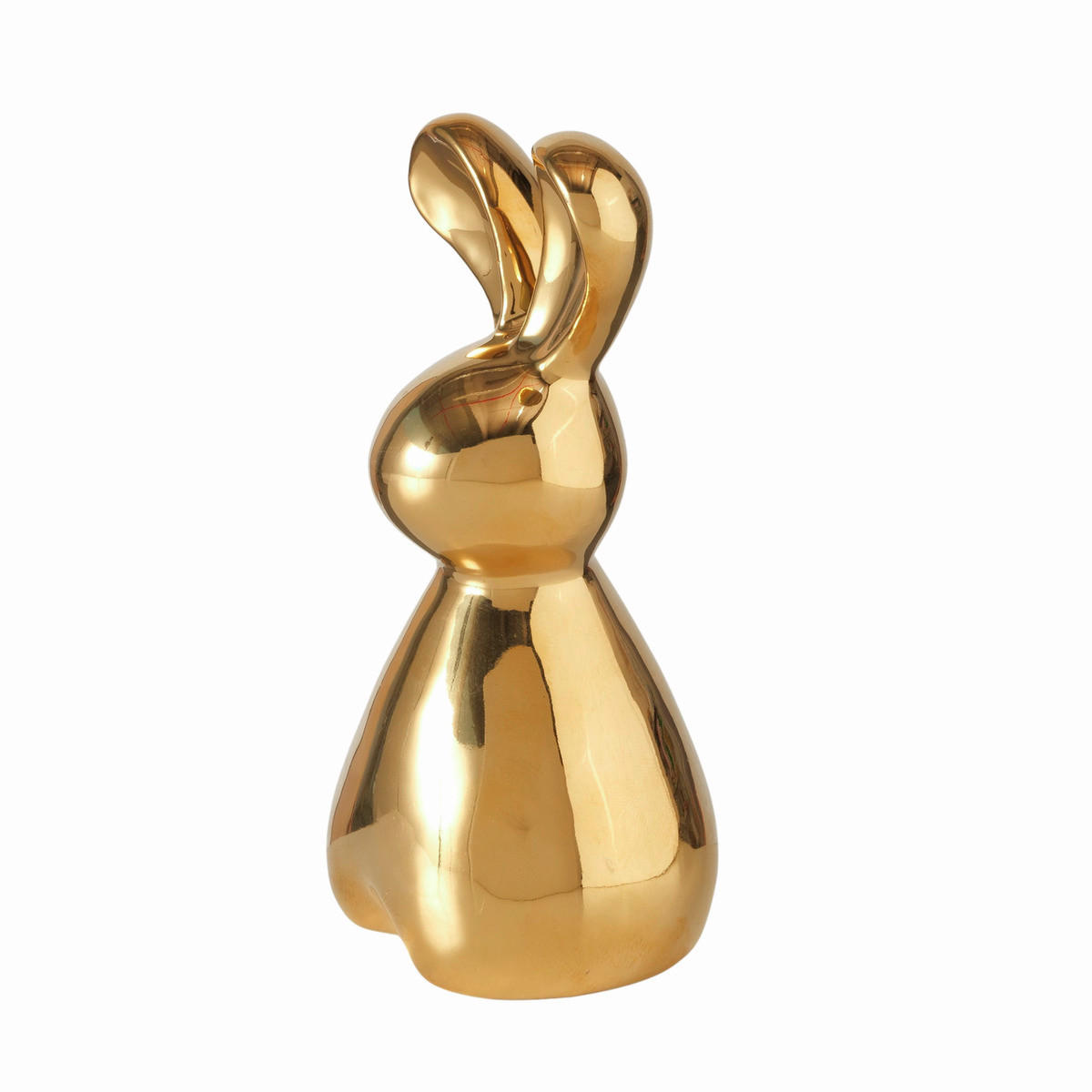 DEKOHASE - Goldfarben, LIFESTYLE, Keramik (5,3/5,8/12,0cm)