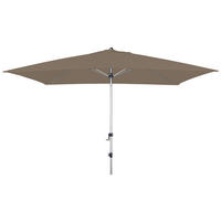 SONNENSCHIRM 300x200 cm Greige  - Greige/Alufarben, KONVENTIONELL, Textil/Metall (300/200cm) - Doppler