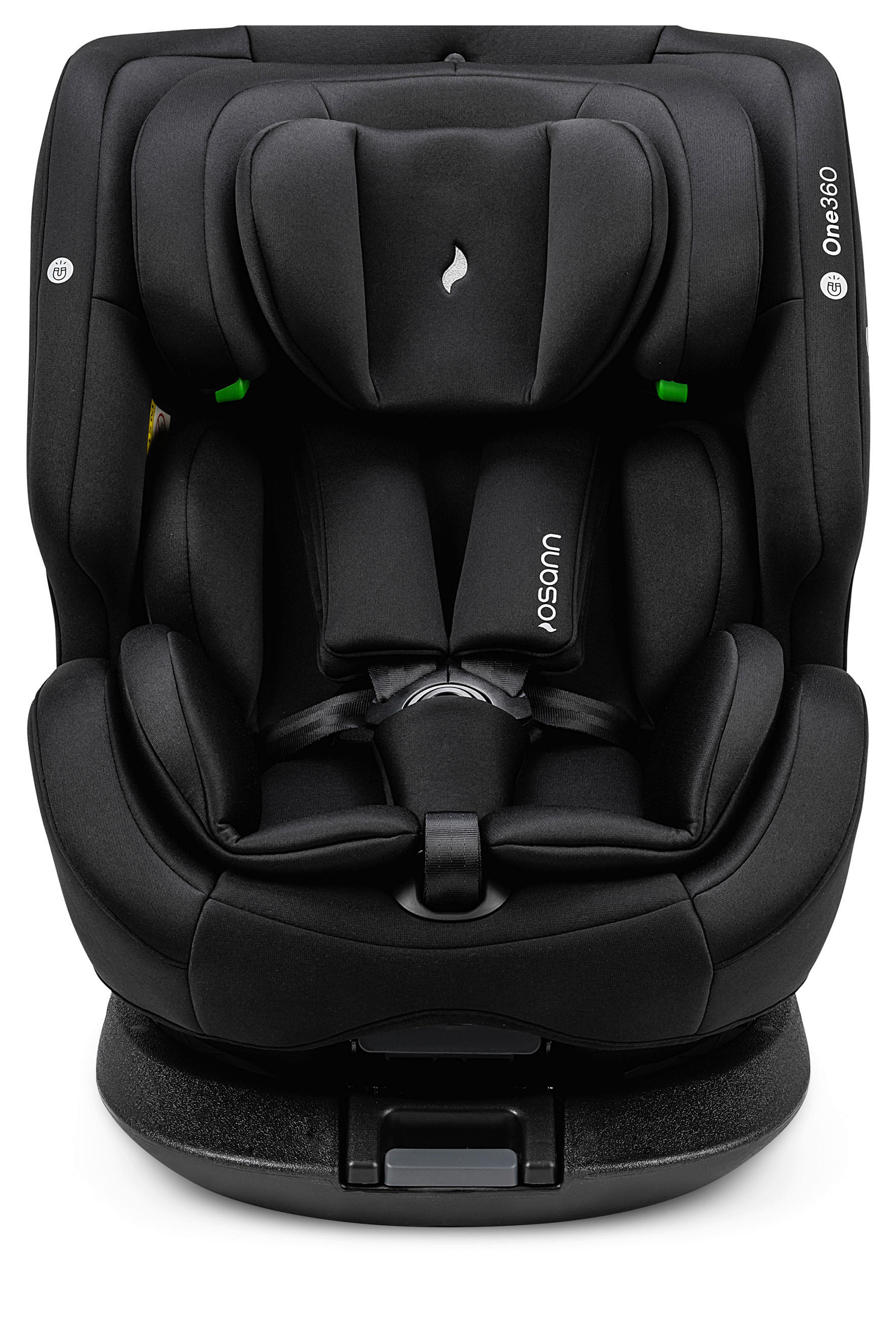 REBOARDER-KINDERSITZ ONE360 S ECE R 129 i-SIZE  - Schwarz, Basics, Kunststoff/Textil (43/58/48cm) - Osann