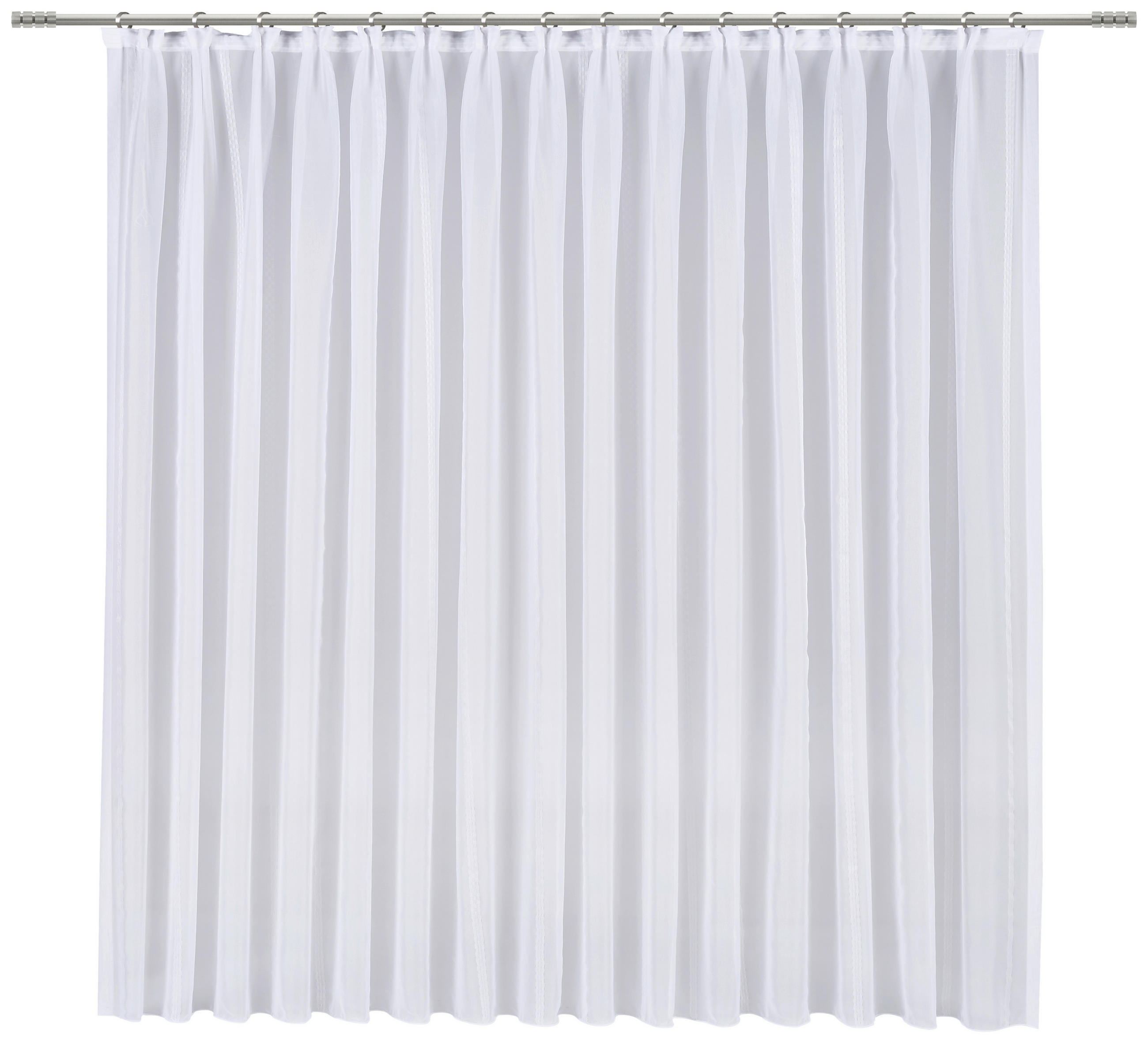 FERTIGSTORE  halbtransparent   450/145 cm  - Weiß, Basics, Textil (450/145cm) - Esposa