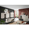 SIDEBOARD  in 180/111/40 cm  - Kaschmir/Schwarz, Design, Holzwerkstoff/Kunststoff (180/111/40cm) - Voleo