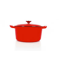 SCHMORTOPF 3,5 L  - Rot, Basics, Metall (22,5 cmcm) - Echtwerk
