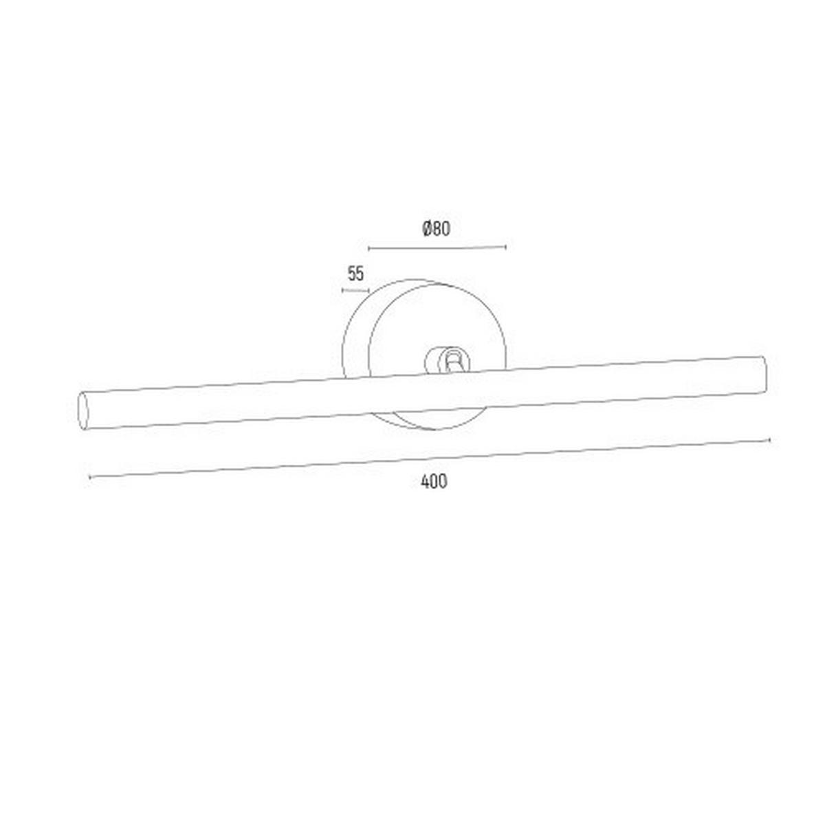 LED-WANDLEUCHTE Miriam 8/40/11 cm   - Goldfarben, Design, Metall (8/40/11cm)