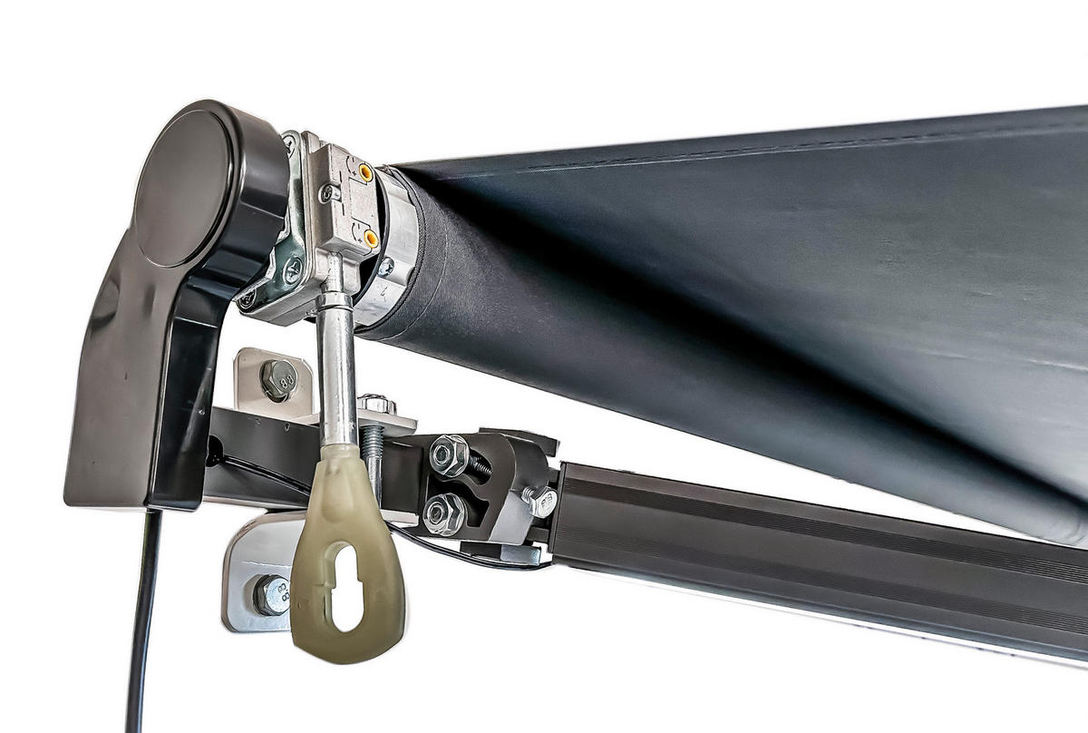 MARKISE - Dunkelgrau/Anthrazit, MODERN, Kunststoff/Metall (200/20/295cm) - Gardenson