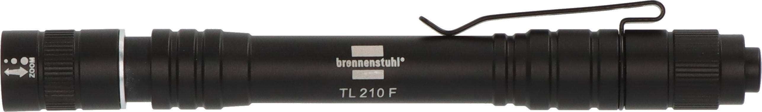 TASCHENLAMPE - Schwarz, Basics, Metall (14,4/1,6/2,2cm) - Brennenstuhl