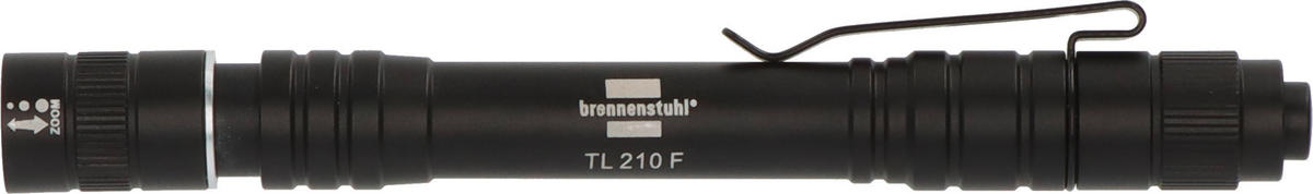 TASCHENLAMPE - Schwarz, Basics, Metall (14,4/1,6/2,2cm) - Brennenstuhl