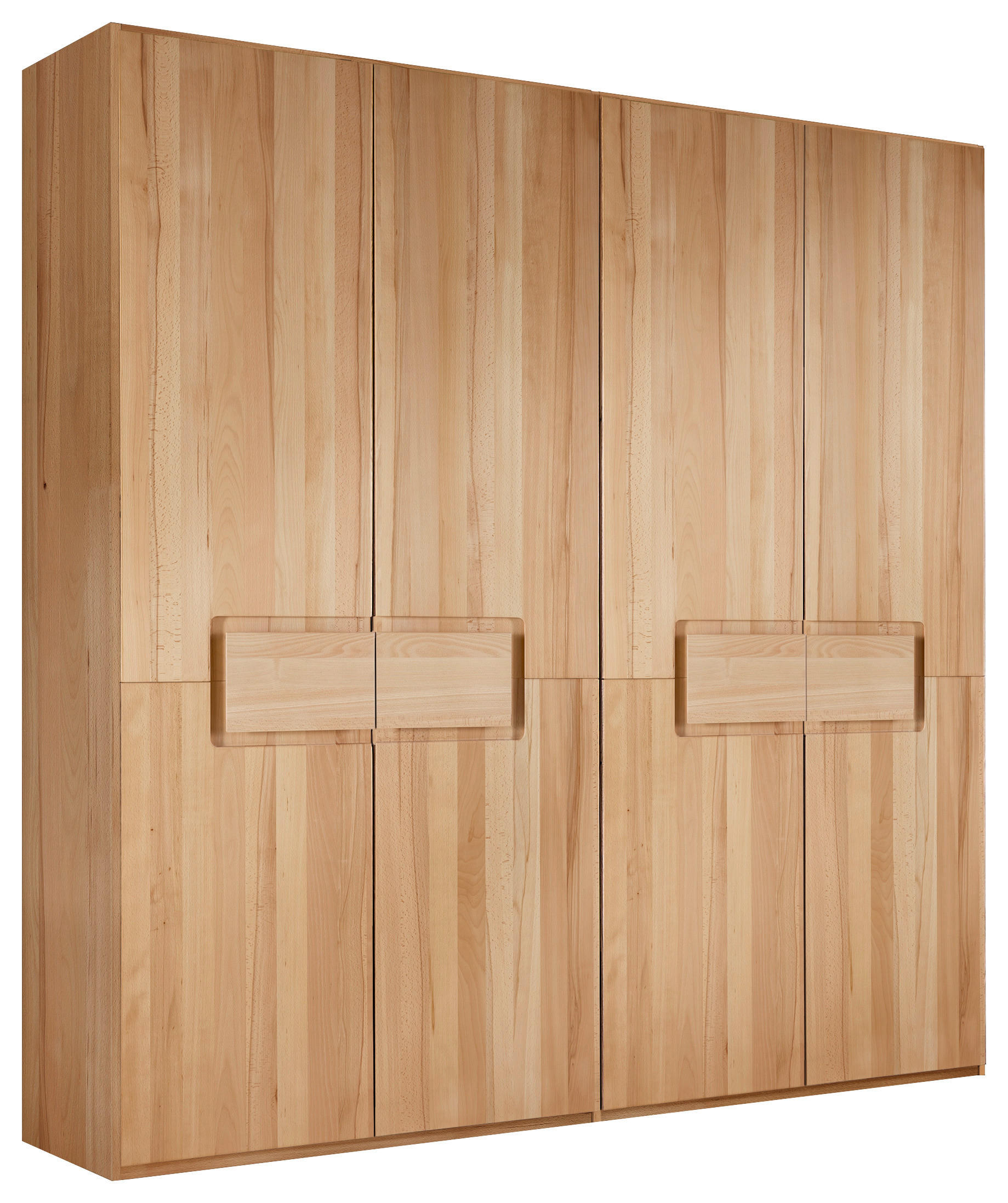 DREHTÜRENSCHRANK  in Buchefarben  - Buchefarben/Kernbuche, MODERN, Holz (202/223/62cm) - MID.YOU