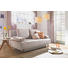 SCHLAFSOFA Webstoff Beige, Orange - Beige/Buchefarben, Design, Holz/Textil (192/85/90cm) - NOVEL