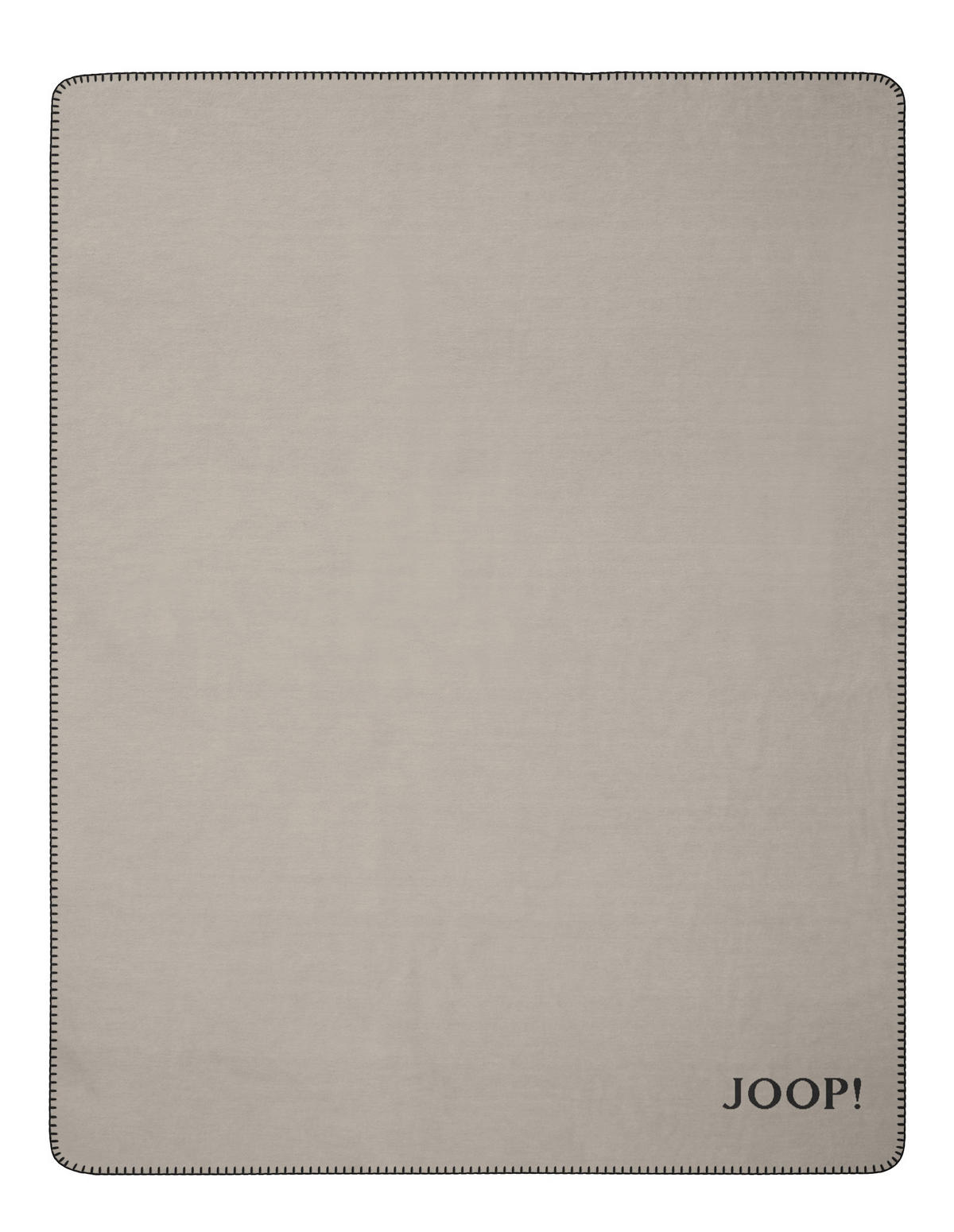 WOHNDECKE Uni Doubleface 150/200 cm  - Anthrazit/Hellgrau, Design, Textil (150/200cm) - Joop!
