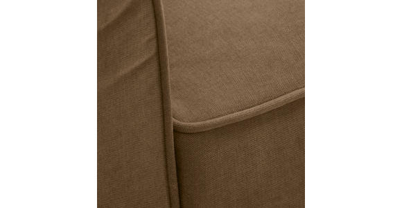 2,5-SITZER  in Chenille Goldbraun  - Goldbraun/Schwarz, KONVENTIONELL, Kunststoff/Textil (196/88/86cm) - Carryhome