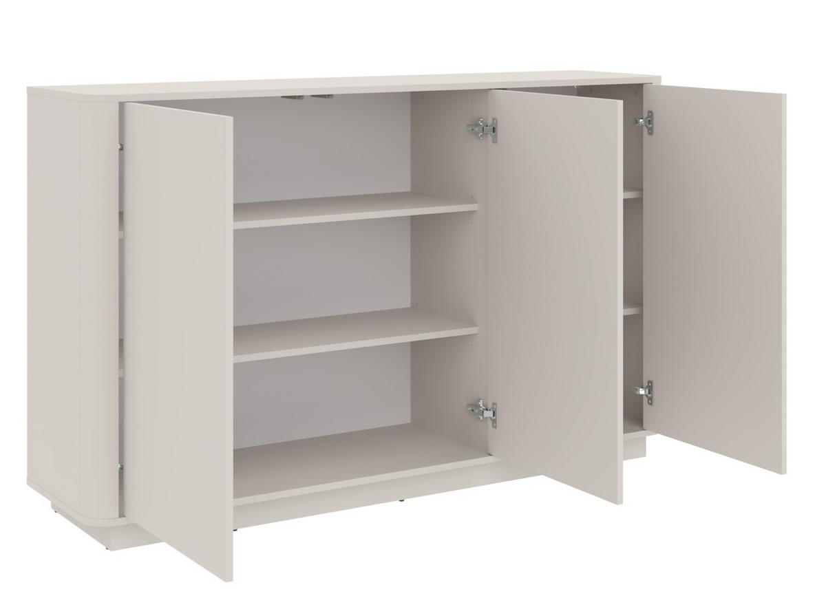 KOMMODE , 164,4/101,2/40 cm,  - Kaschmir, Design, Holzwerkstoff (164,4/101,2/40cm) - Livetastic