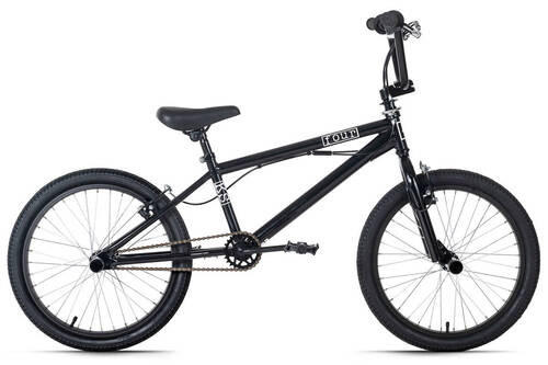 BMX FREESTYLE 519B 20 Zoll  - Schwarz, Basics, Metall (70/100/70cm) - KS Cycling
