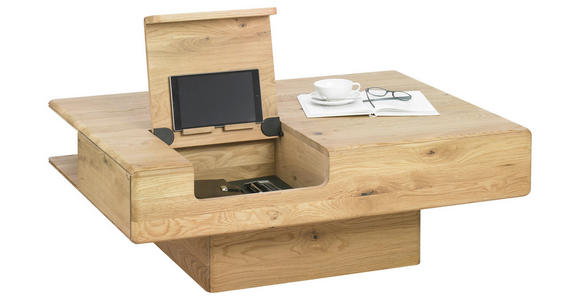 COUCHTISCH in Holz 110/80/39 cm - Eichefarben, Design, Holz (110/80/39cm) - Valnatura