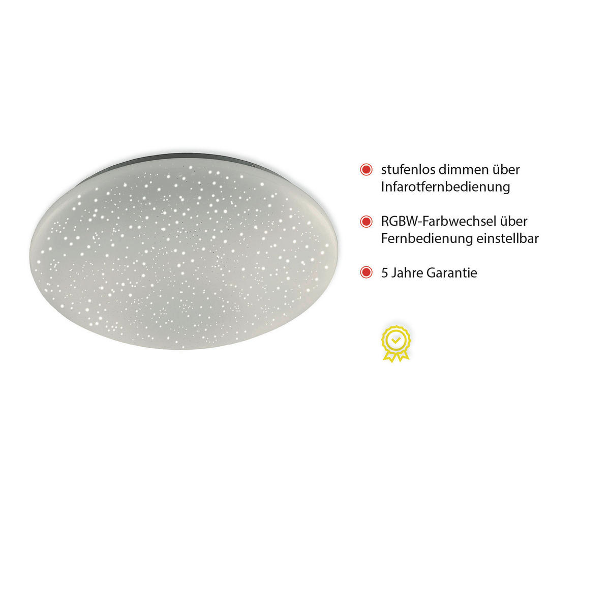 LED-DECKENLEUCHTE 39/39/12 cm   - Weiß, Basics, Kunststoff (39/39/12cm)