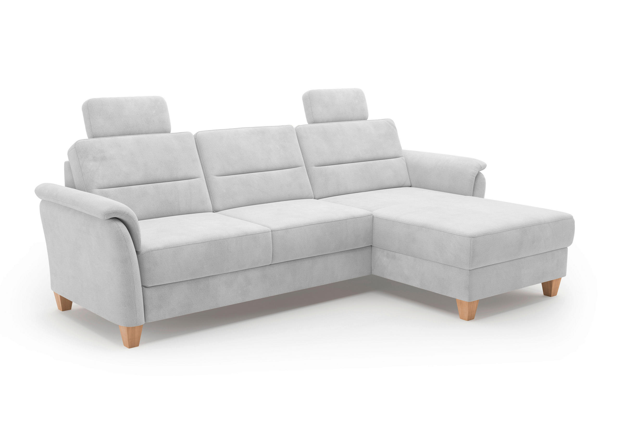 Sit & More Ecksofa Palmera V Silber 244x163 cm