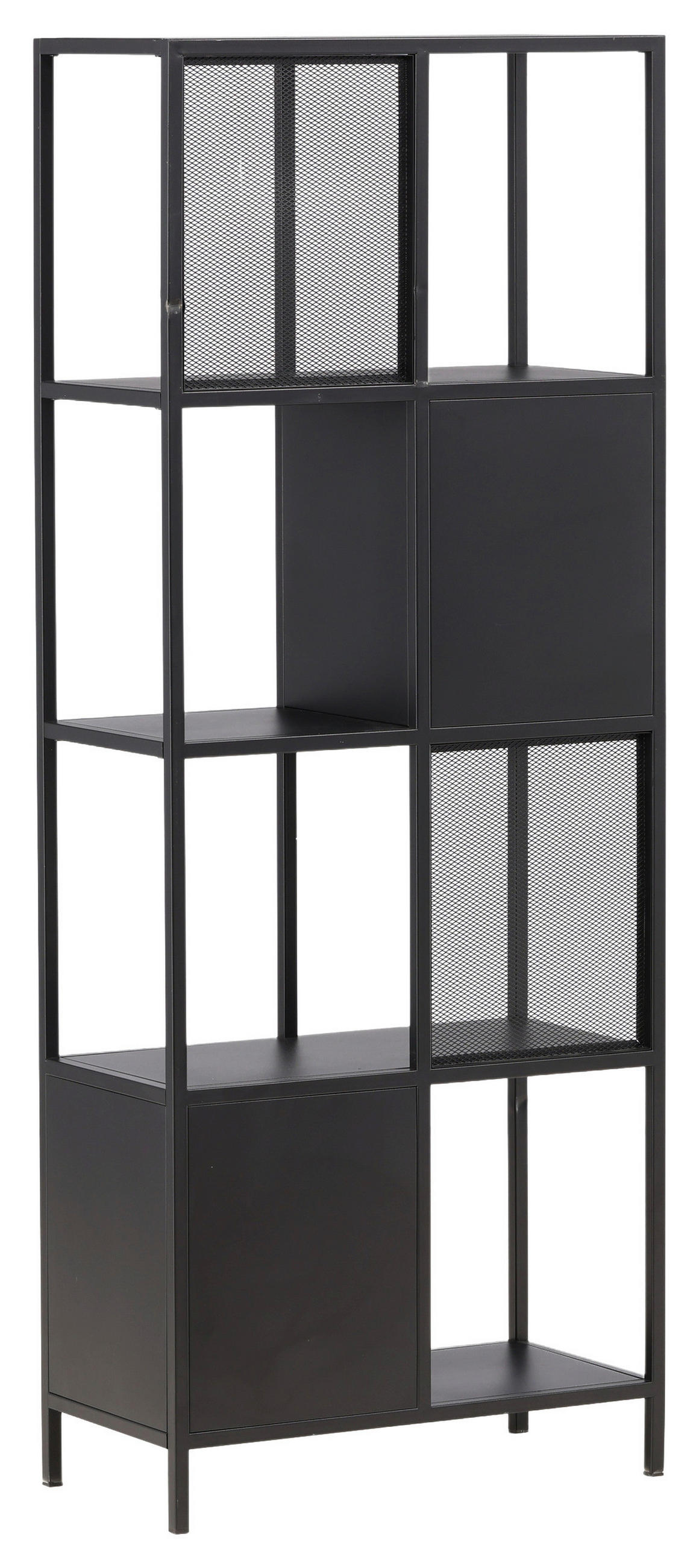 HYLLA i 70/180/35 cm svart  - svart, Design, metall (70/180/35cm) - Livetastic