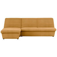 ECKSOFA in Webstoff Senfgelb  168/274 cm  - Senfgelb/Schwarz, Design, Kunststoff/Textil (168/274cm) - LOOKS by W.Joop