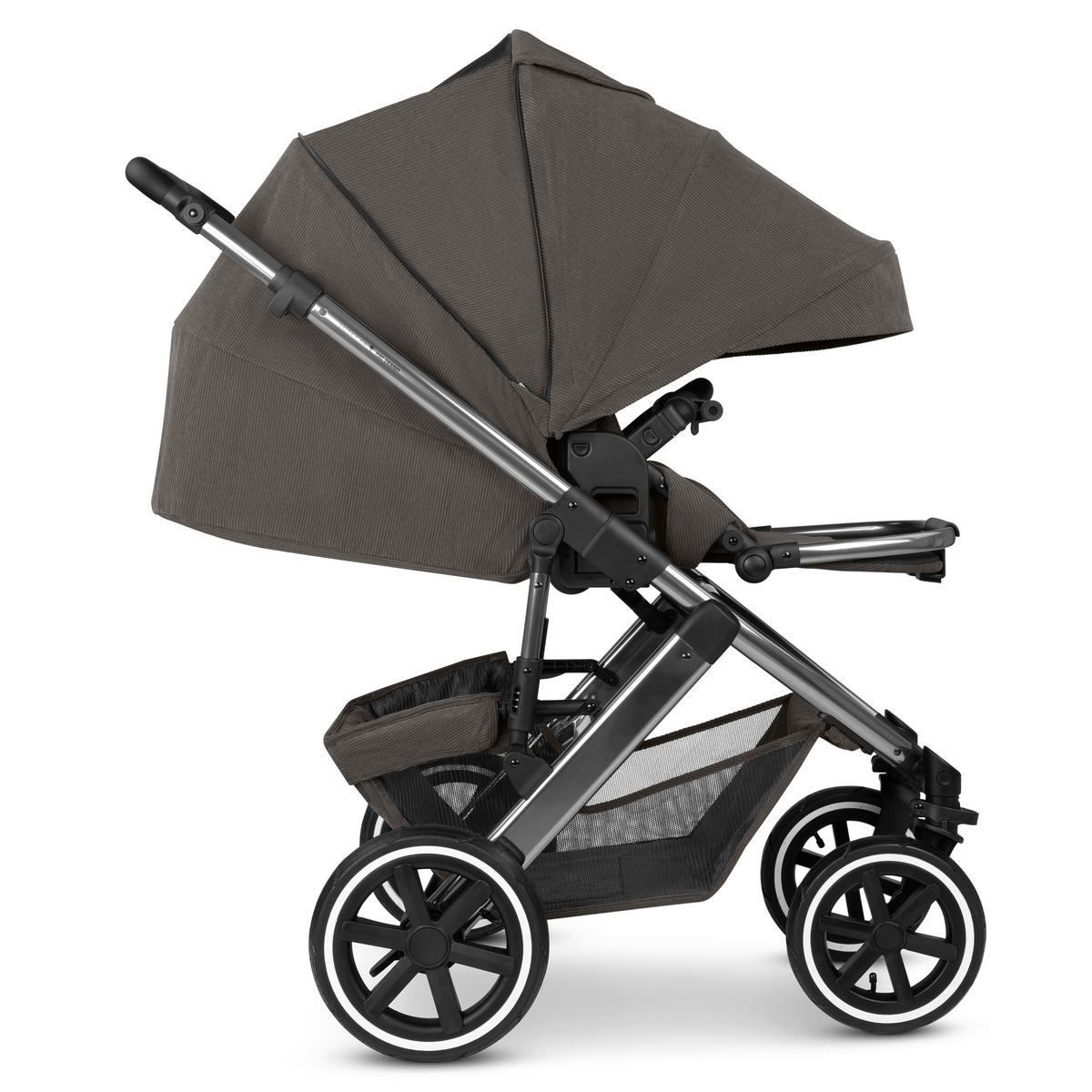 KOMBIKINDERWAGEN Salsa 5 Air  - Anthrazit/Hellgrau, Basics, Metall - ABC Design