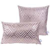 ZIERKISSENSET  30x45/50x45 cm   - Taupe/Goldfarben, Konventionell, Textil (30x45/50x45cm)