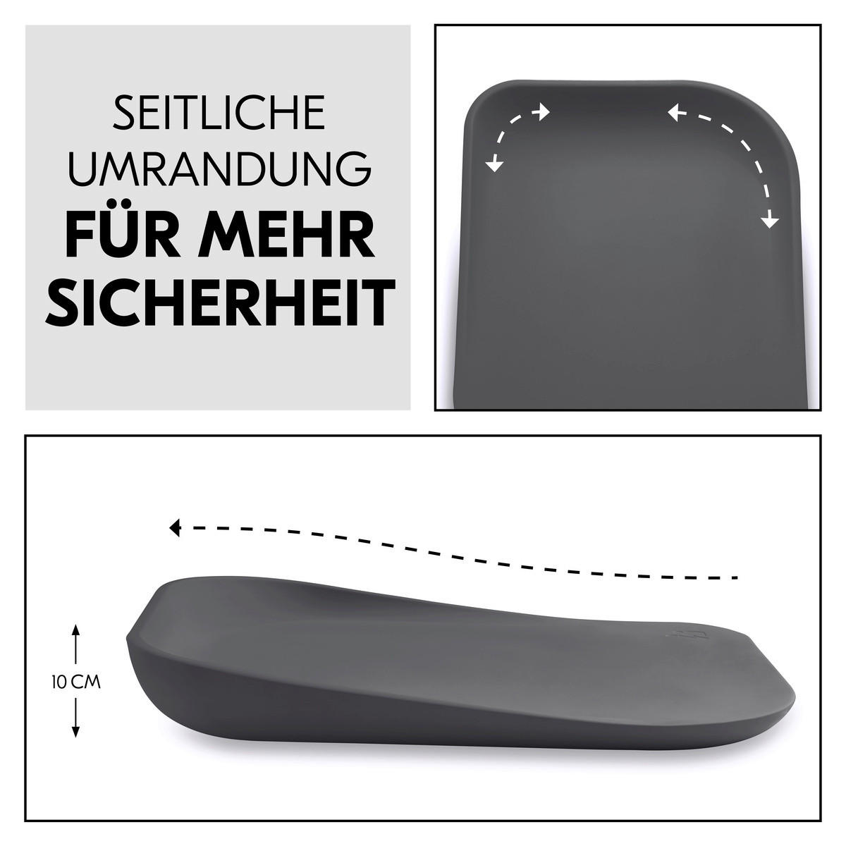 WICKELAUFLAGE - Grau, Basics (50/10/70cm) - Hauck