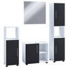 BADEZIMMER  in 122 cm  - Schwarz/Weiß, MODERN, Holzwerkstoff (122cm) - MID.YOU