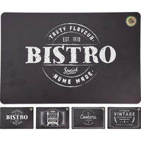 BORDSTABLETT plast svart 42/29 cm  - svart, Klassisk, plast (42/29cm)