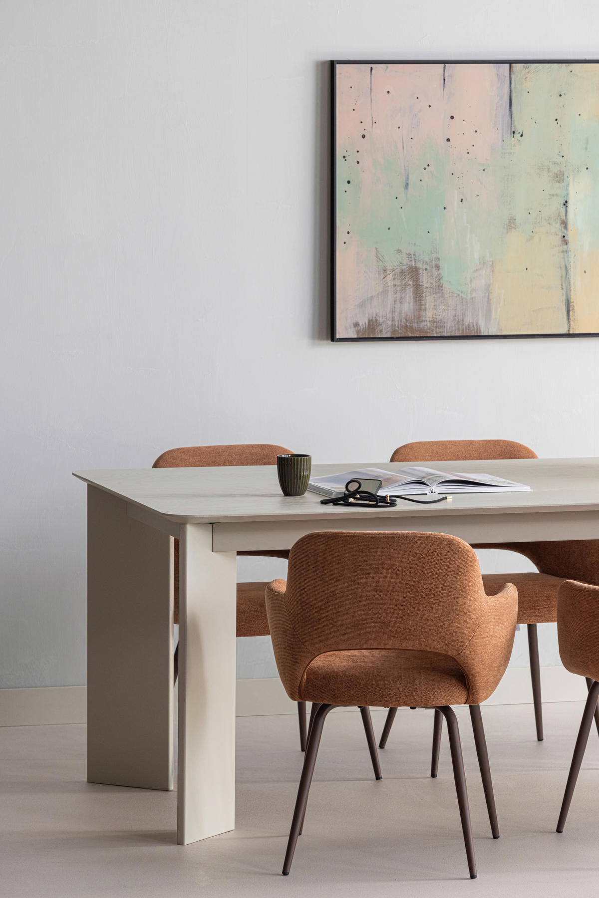 ARMLEHNSTUHL-SET 2 Stück gepolsterte Armlehnen Webstoff  - Dunkelbraun/Braun, MODERN, Textil/Metall (58/80/58cm) - Livetastic