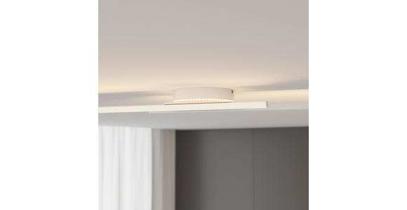 LED-DECKENLEUCHTE 96/20/5,5 cm   - Weiß, Basics, Kunststoff/Metall (96/20/5,5cm) - Novel