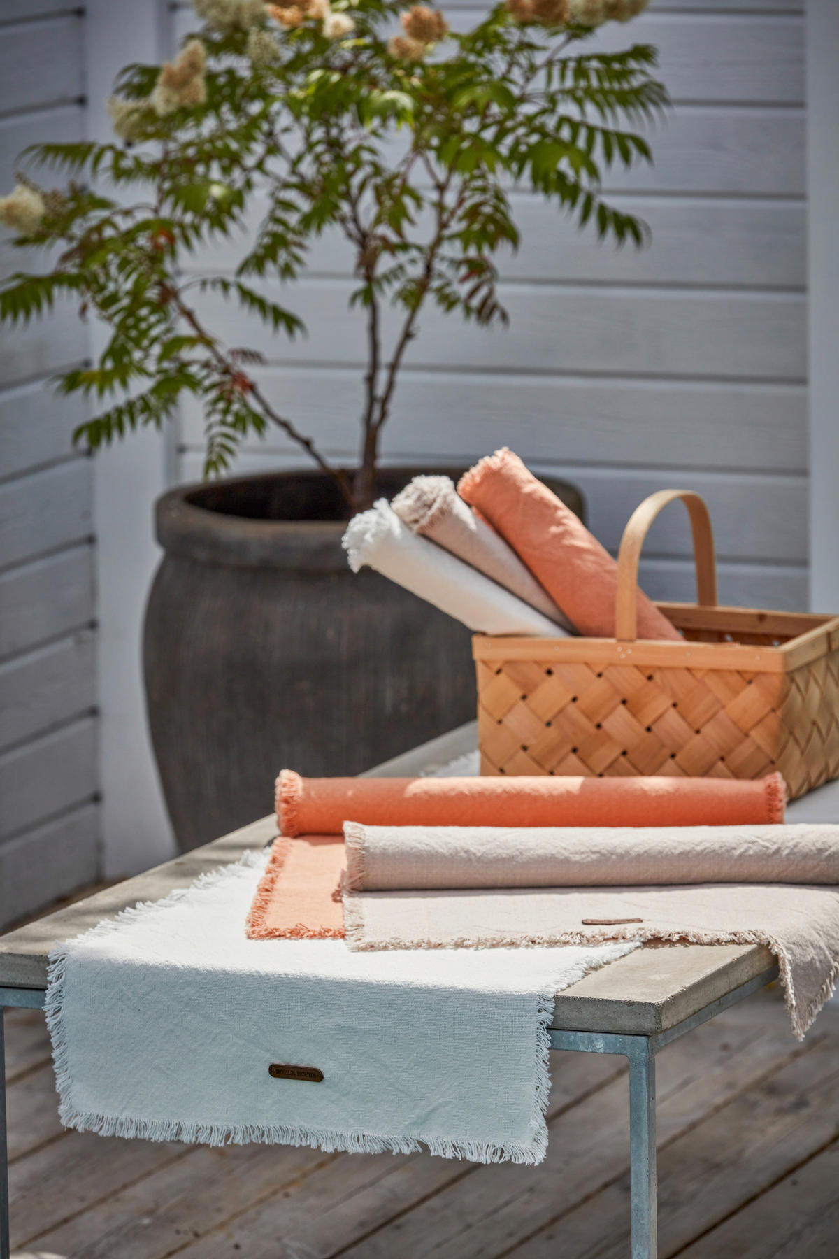 BORDSLÖPARE textil vävt tyg beige 40/140 cm  - beige, Basics, textil (40/140cm)