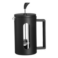 Presă Franceză De Cafea - străveziu/negru, Basics, plastic/sticlă (13/13/20cm)