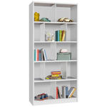 REGAL  90/197/38 cm Weiß  - Weiß, KONVENTIONELL, Holzwerkstoff (90/197/38cm) - Carryhome