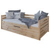 STAURAUMBETT 90/200 cm  in Naturfarben   - Naturfarben, Modern, Holz (90/200cm) - MID.YOU