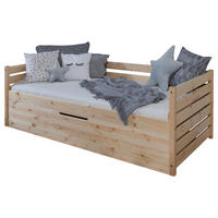 STAURAUMBETT 90/200 cm  in Naturfarben  - Naturfarben, MODERN, Holz (90/200cm) - MID.YOU