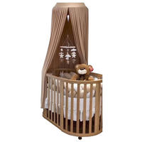 DJEČJI KREVETIĆ  GROW  - boje bukve, Basics, drvo (67/87/126cm)