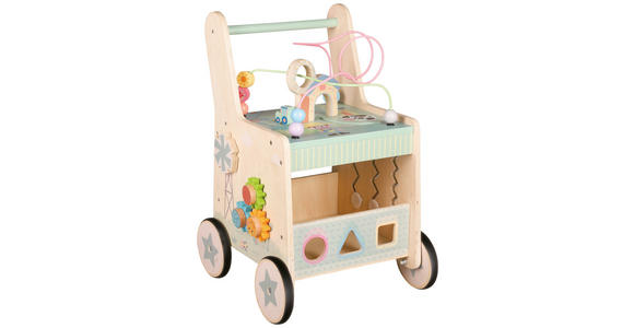 LAUFLERNWAGEN  - Multicolor, Trend, Holz/Metall (31/35/50cm) - My Baby Lou