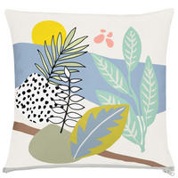 OUTDOOR-KISSENHÜLLE AMBIA GARDEN OUTDOOR 49/49 cm  - Rosa/Hellblau, Basics, Textil (49/49cm) - Ambia Garden