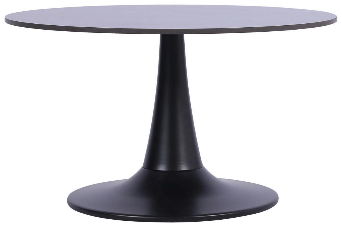 KONFERENČNÍ STOLEK, černá, kov, keramika, 70/70/40 cm - černá, Basics, kov/keramika (70/70/40cm) - Stylife