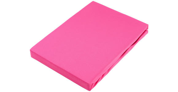 BOXSPRING-SPANNLEINTUCH 90/220 cm  - Pink, KONVENTIONELL, Textil (90/220cm) - Novel