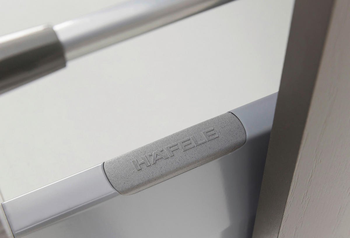 HÖGSKÅP  - grafitfärgad/silver, Basics, trämaterial/plast (40/185/35cm) - Held