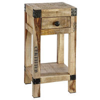 BEISTELLTISCH 30/30/60 cm Sheesham quadratisch  - Trend (30/30/60cm) - Carryhome
