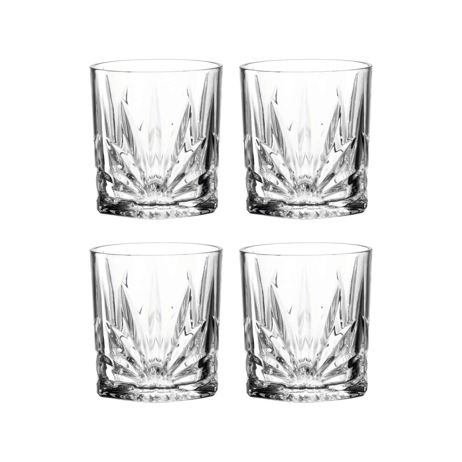 WHISKY-GLÄSERSET 330 ml 4-teilig  - Transparent, LIFESTYLE, Glas (8,5/9,5/8,5cm) - Leonardo