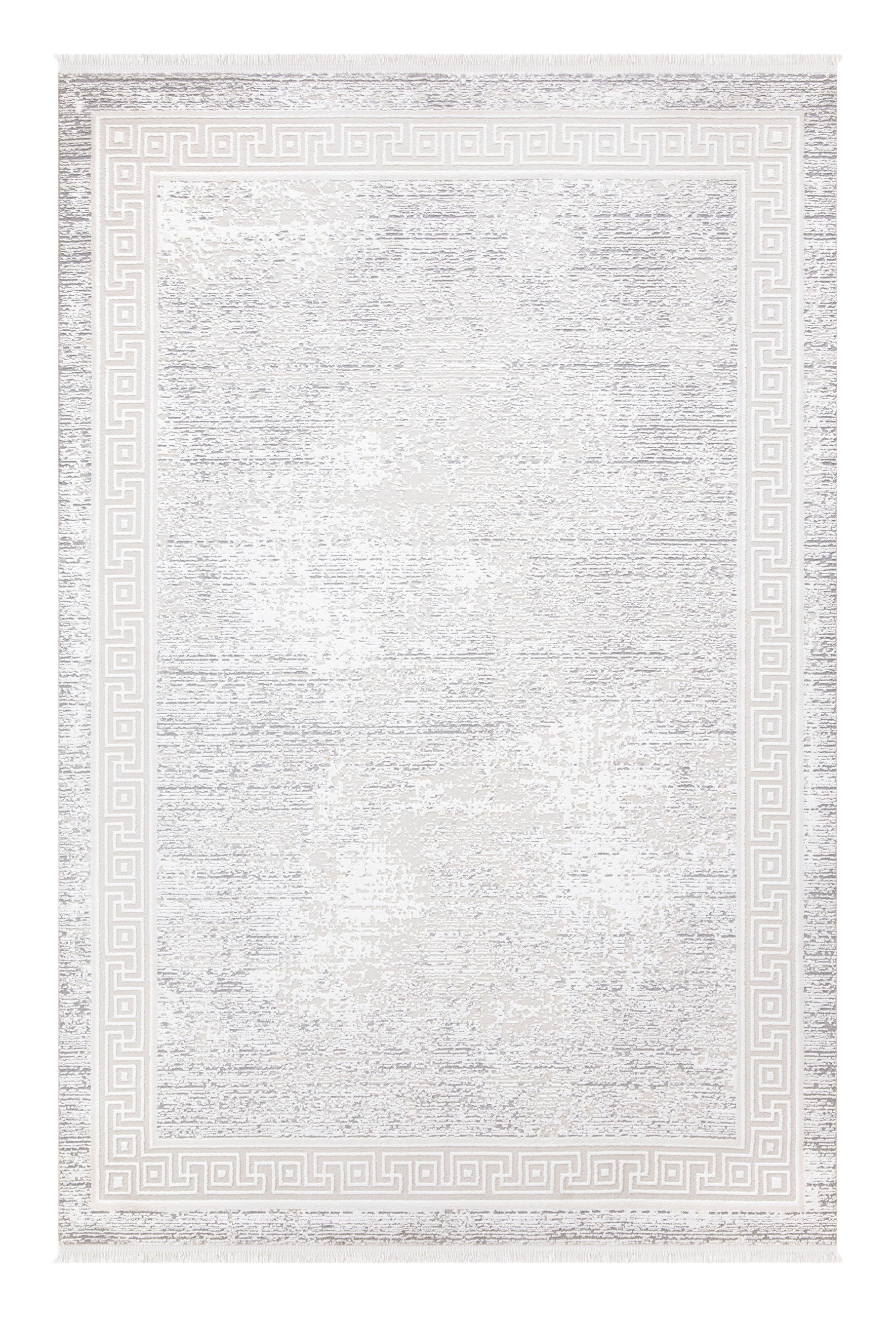 Novel Vintage-Teppich Harmony Creme, Hellgrau 80x150 cm