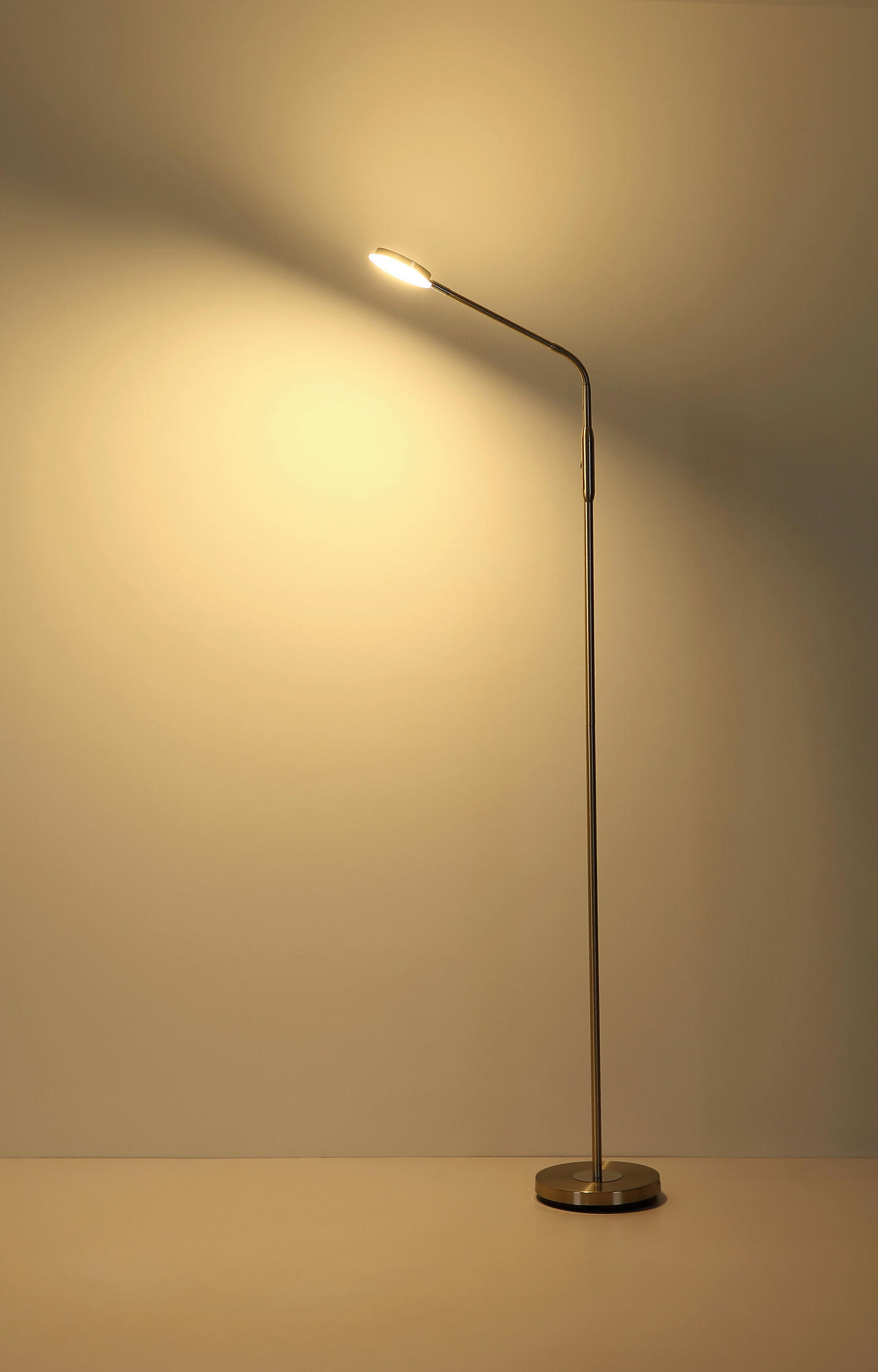 LED-STEHLEUCHTE 52/20/173 cm    - Klar/Schwarz, Design, Kunststoff/Metall (52/20/173cm) - Globo