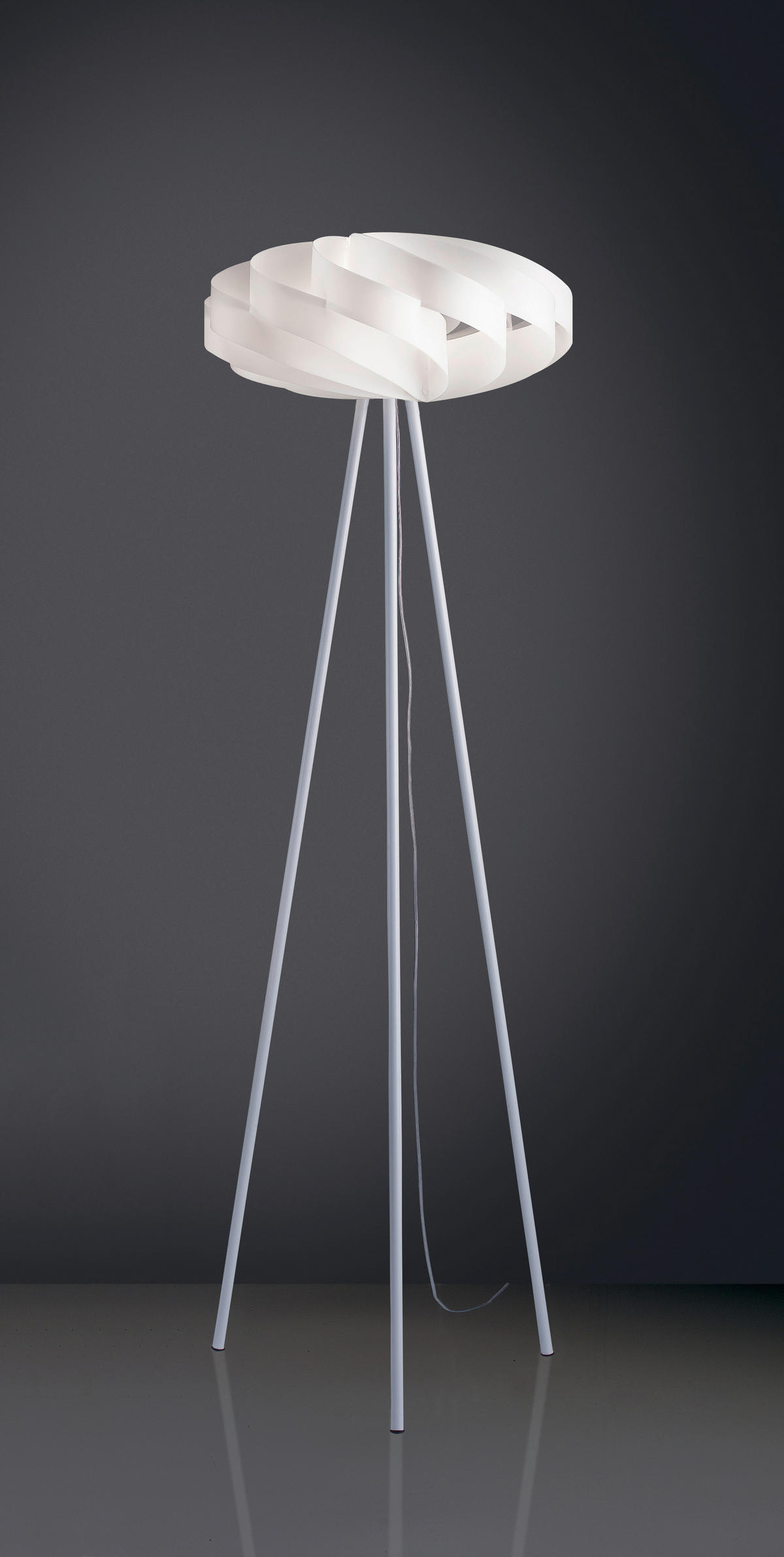 STEHLEUCHTE 50/150 cm    - Weiß, KONVENTIONELL, Kunststoff/Metall (50/150cm)