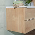 BADEZIMMER  in 105 cm  - Eichefarben/Weiß, Design, Keramik/Holzwerkstoff (105cm) - Novel