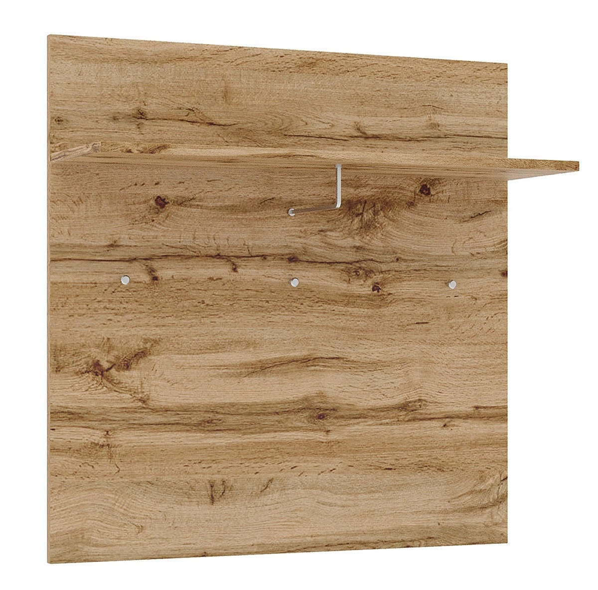 GARDEROBE 5-teilig  in 240/190/35 cm  - Eiche Wotan/Weiß, KONVENTIONELL, Glas/Holzwerkstoff (240/190/35cm) - Xora