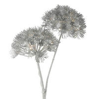 UMETNA RASTLINA - srebrne barve, Basics, umetna masa (10/15/70cm)