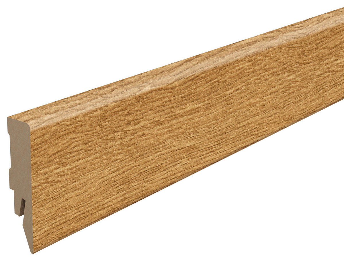 SOCKELLEISTE Eiche braun Braun  - Braun, KONVENTIONELL, Holzwerkstoff (240/1.4/5.8cm) - Egger Holzwerkstoffe